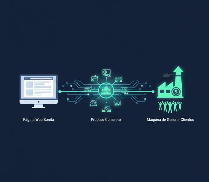De Página Web Bonita a Máquina de Generar Clientes