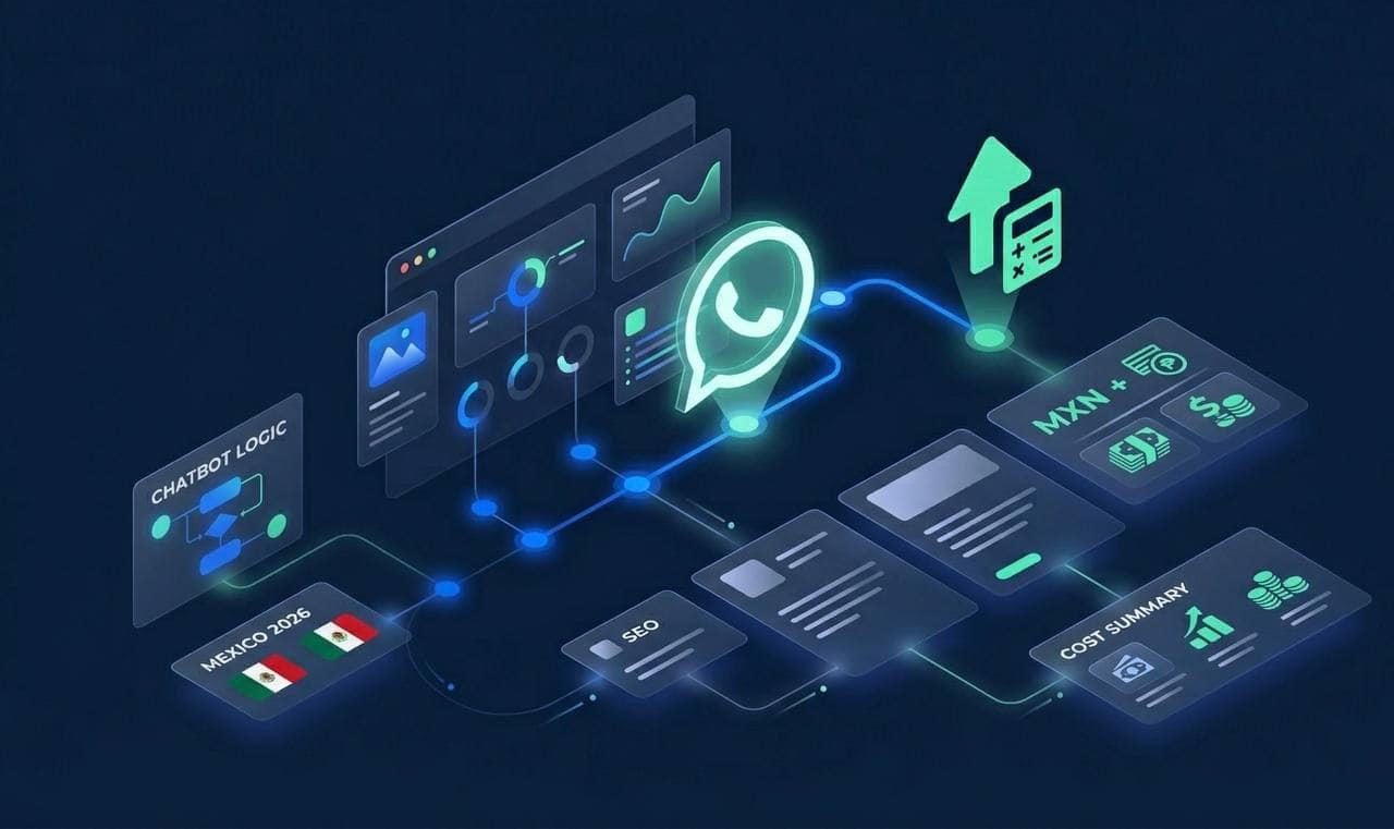 Cuánto cuesta un chatbot de WhatsApp para empresas en México 2026 - Guía de precios