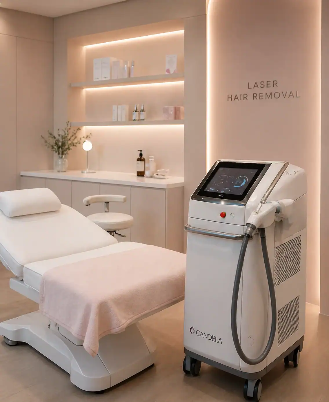 Cabina estética profesional para tratamiento láser